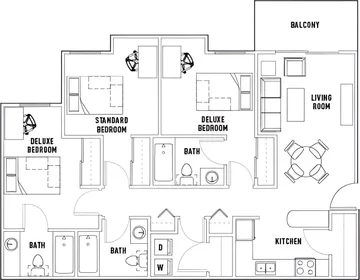 Habitación privada en UTSA Boulevard, imagen 1 de 10