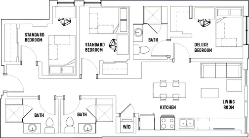 Quarto privado em East Huron Street, imagem 1 de 10