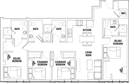 Quarto privado em East Huron Street, imagem 1 de 10