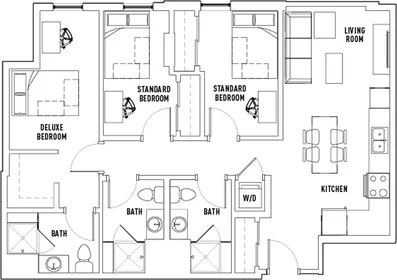 Habitación privada en East Huron Street, imagen 1 de 10