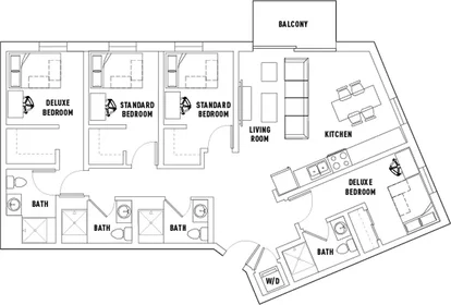 Privatzimmer in der Pierce Street, bild 1 von 13