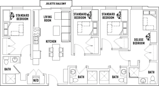 Privatzimmer in der Pierce Street, bild 1 von 10