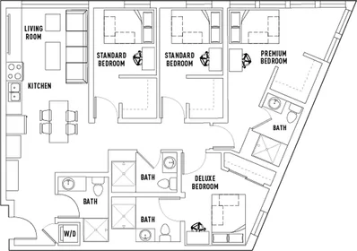 Privatzimmer in der Pierce Street, bild 1 von 10