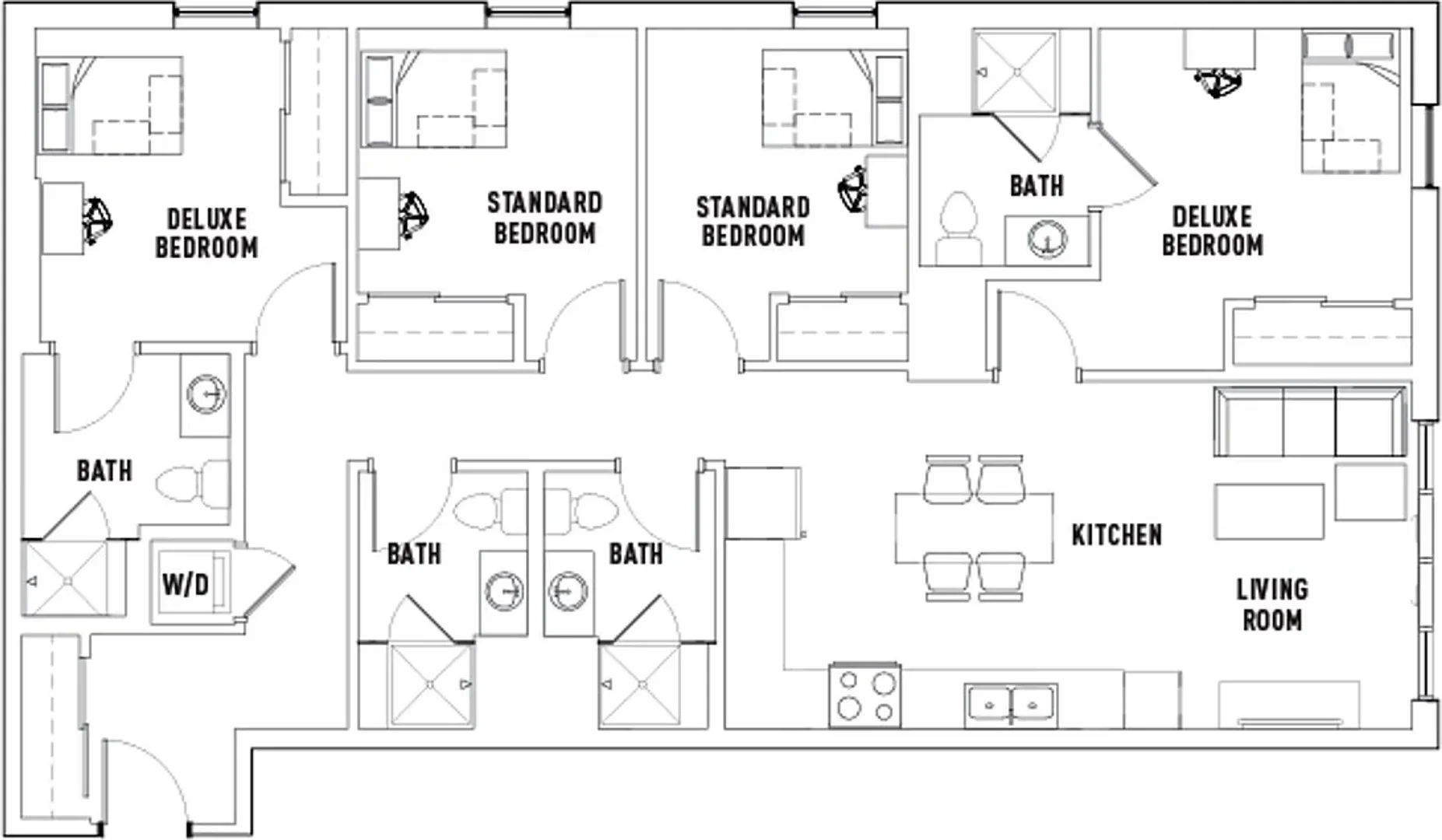 Habitación acogedora para estudiantes disponible en 