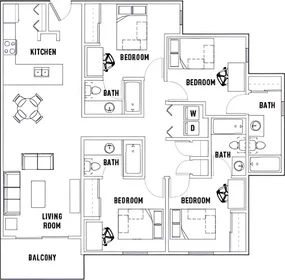 Private room at UTSA Boulevard, image 1 of 10