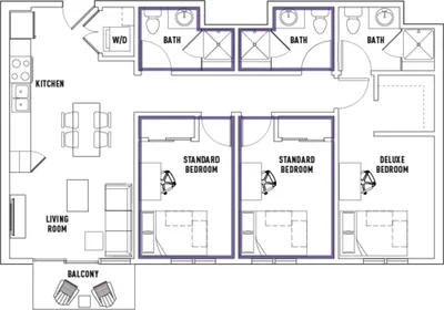 Private room at University Way Northeast, image 1 of 10