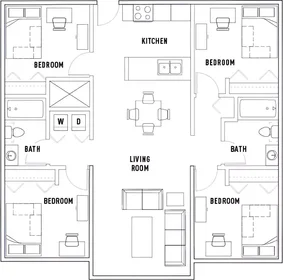 Privatzimmer in der West Call Street, bild 1 von 10