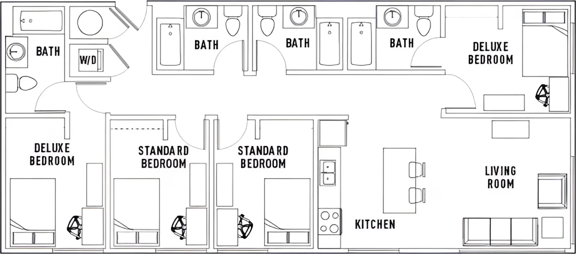 Habitación acogedora para estudiantes disponible en 