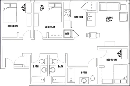 Habitación privada en Choice Center Drive, imagen 1 de 10