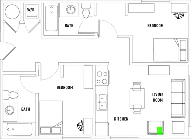 Habitación privada en Choice Center Drive, imagen 1 de 10