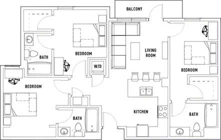 Chambre privée à Franklin Boulevard, image 6 de 49