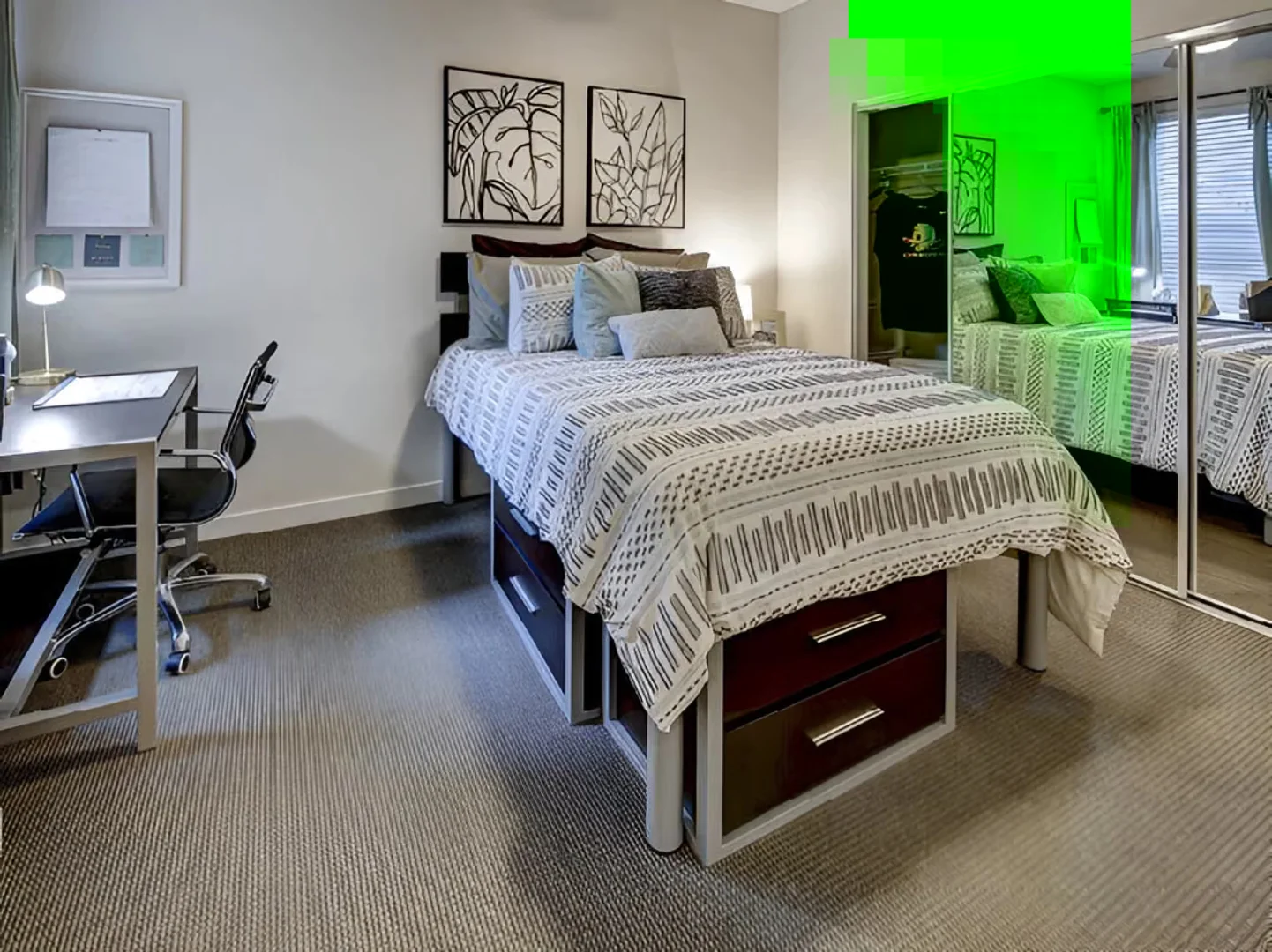 Room for rent in student apartment in , fully furnished