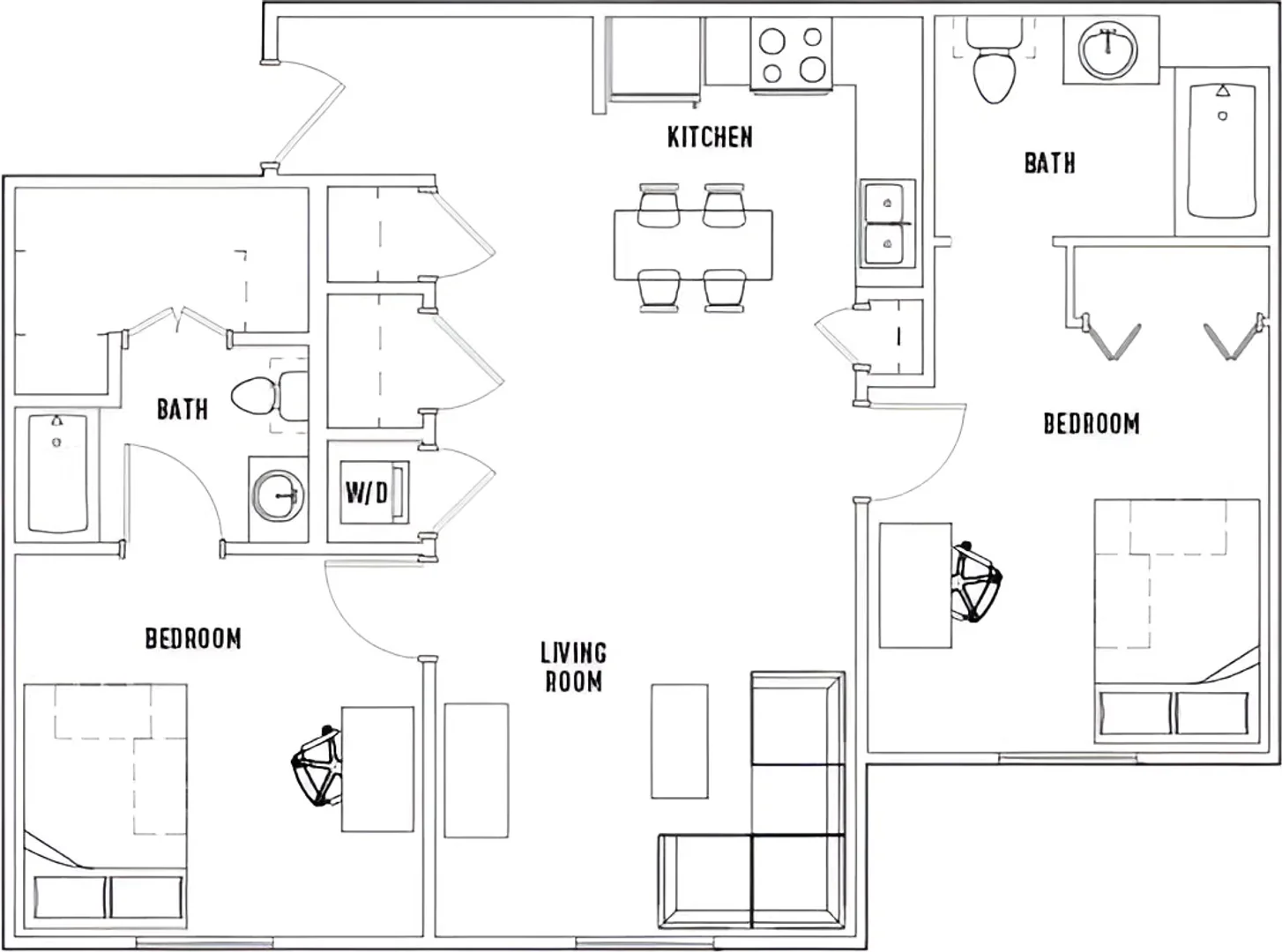 Cozy room for students available in