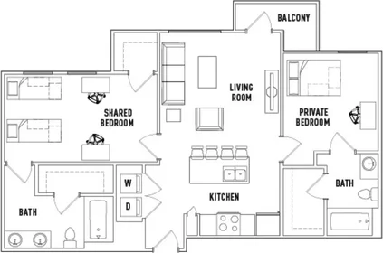 Habitación privada en West Abram Street, imagen 1 de 10