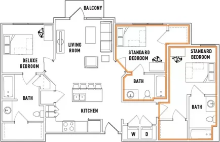Chambre privée à West Abram Street, image 1 de 21