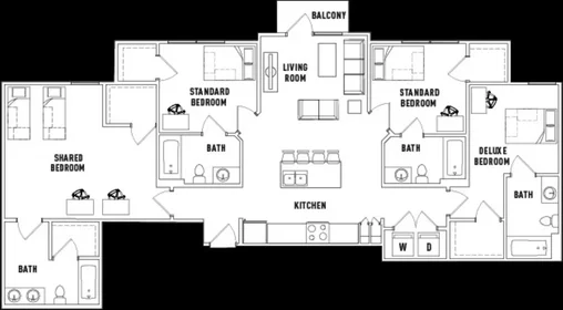Habitación privada en West Abram Street, imagen 1 de 10