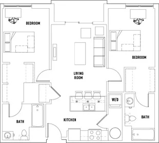 Habitación privada en West Gaines Street, imagen 3 de 47