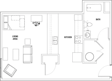 Studio at West Gaines Street, image 1 of 42