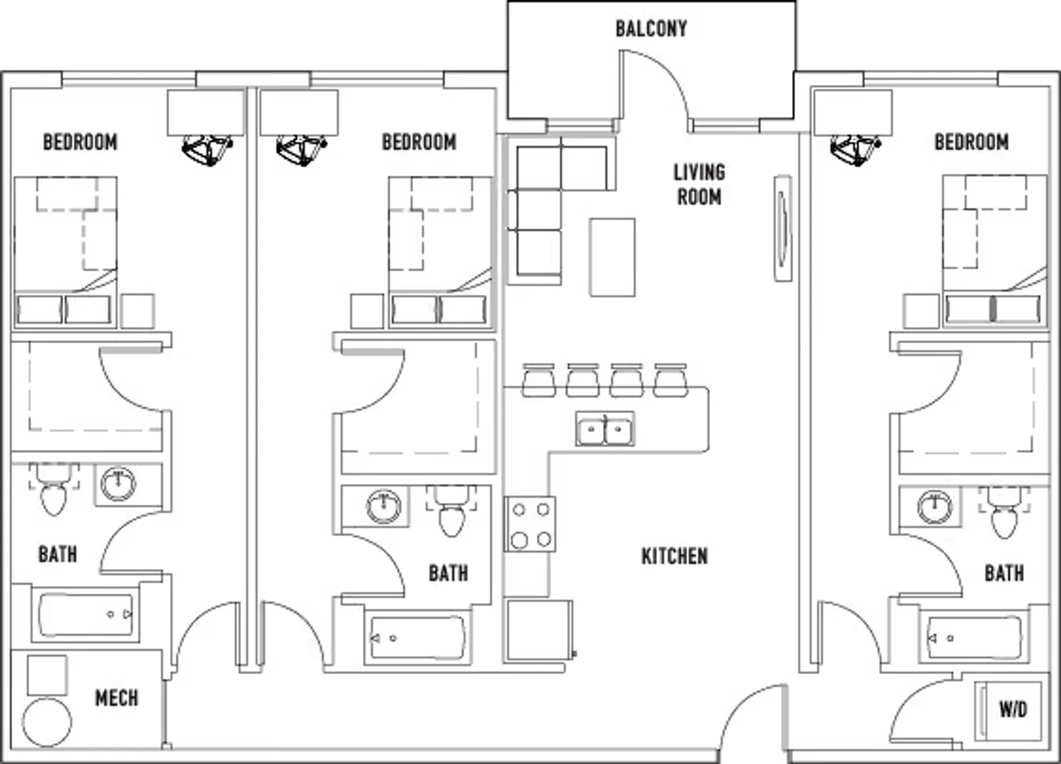 Chambre d'étudiant économique avec emplacement pratique dans 