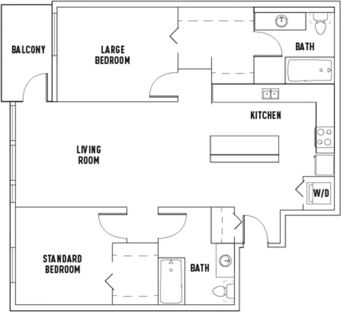 Habitación estudiantil amplia y cómoda en 