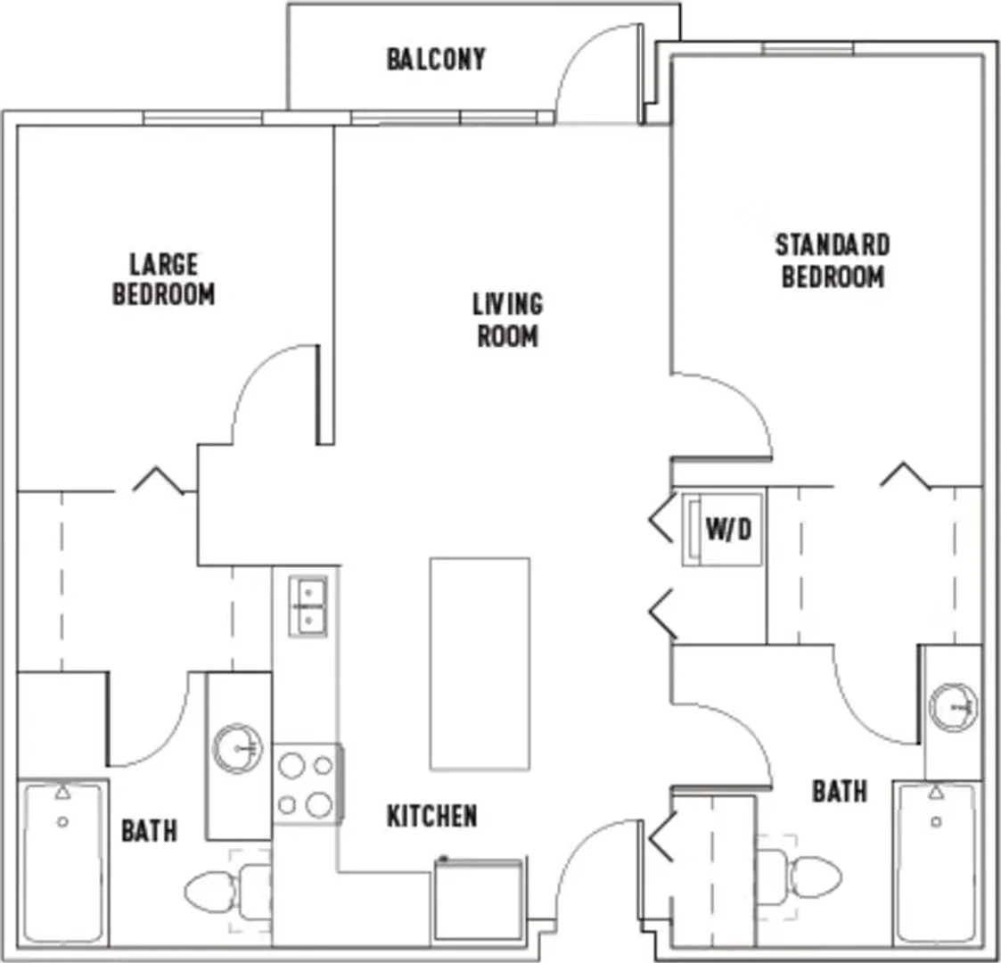Student-friendly room in  with modern amenities