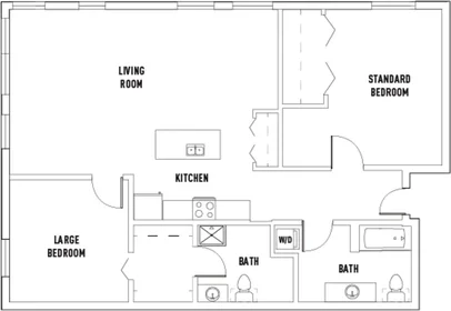 Quarto privado em 11th Avenue Northeast, imagem 1 de 10