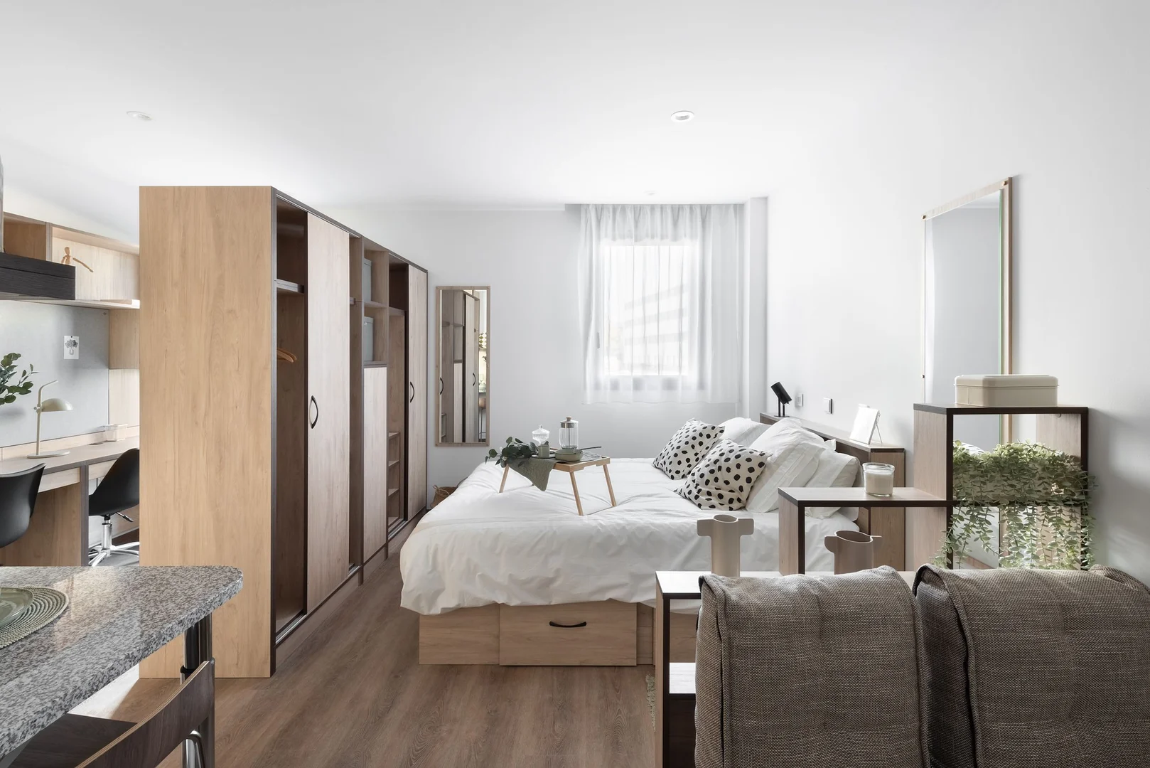 Quarto acolhedor para estudantes disponível em 
