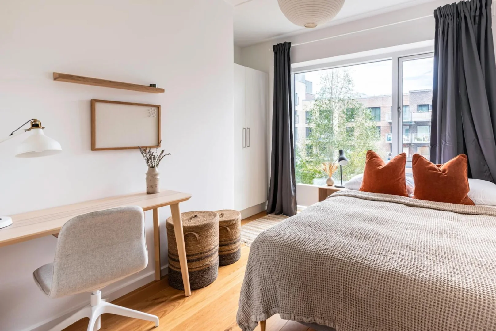Quarto amigo do estudante em  com comodidades modernas