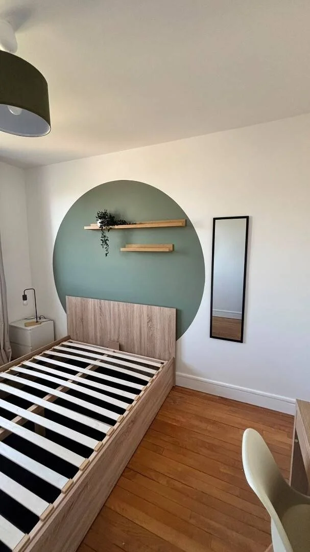 Habitación asequible para estudiantes con buena iluminación en 