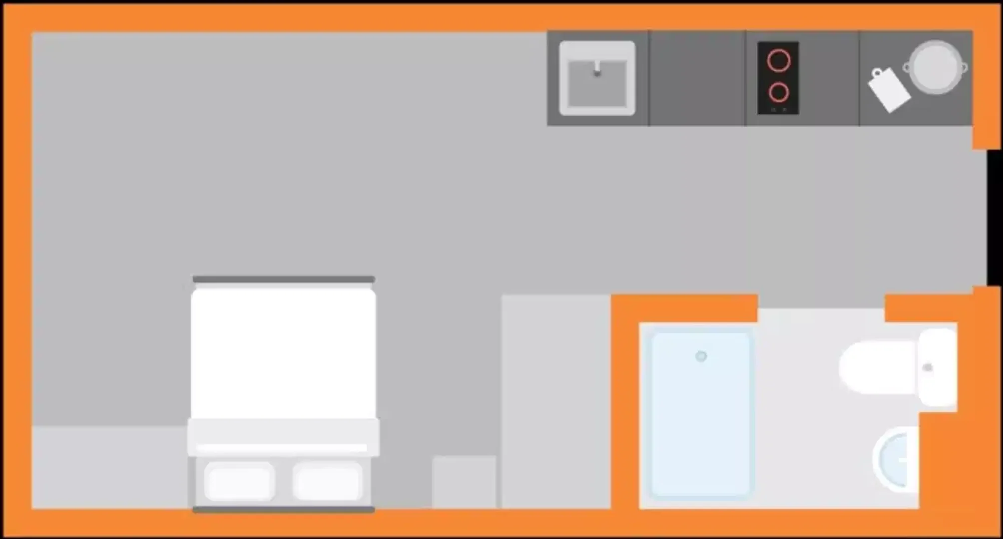 Kompakte Studiowohnung ideal für Studenten in 