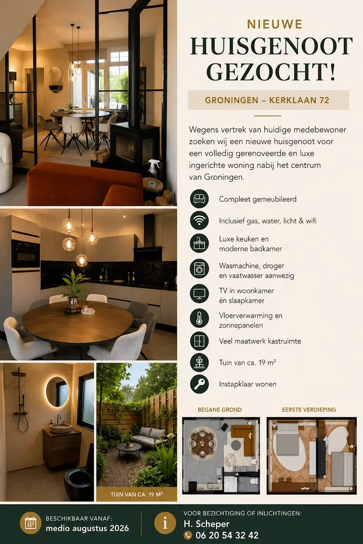 Cozy room for students available in 