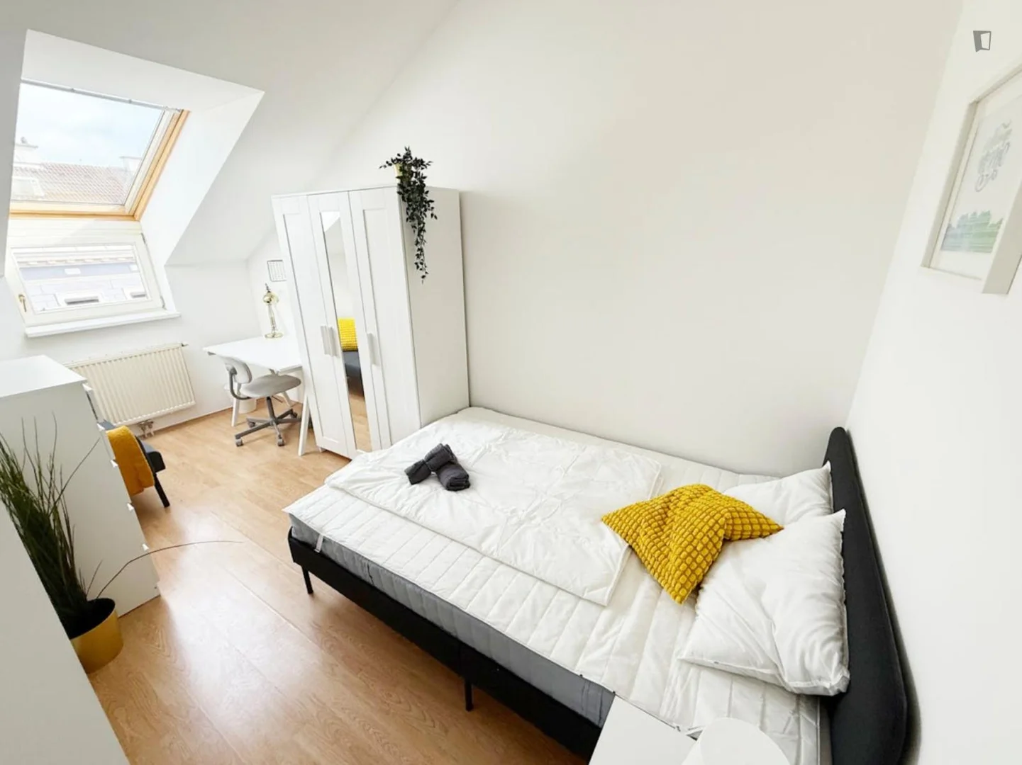 Bezahlbares Zimmer für Studenten mit ausreichender Beleuchtung in 