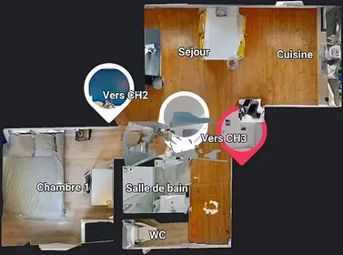 Privatzimmer in der Rue d'Arcole, bild 9 von 9