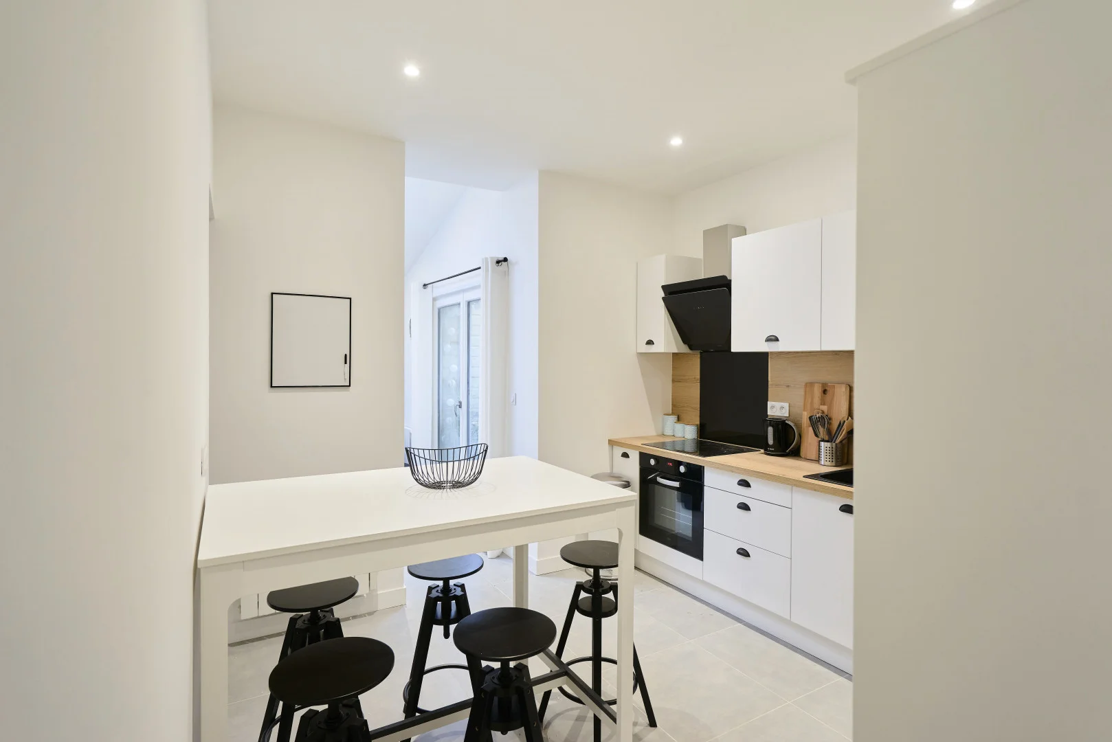 Habitación asequible para estudiantes con buena iluminación en 
