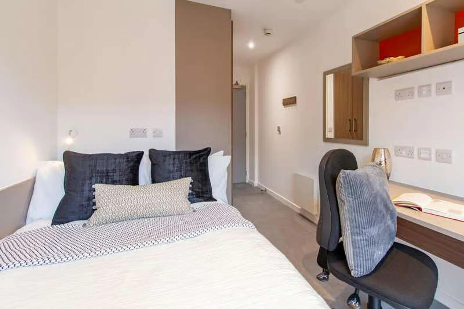 Chambre confortable pour étudiants disponible dans 