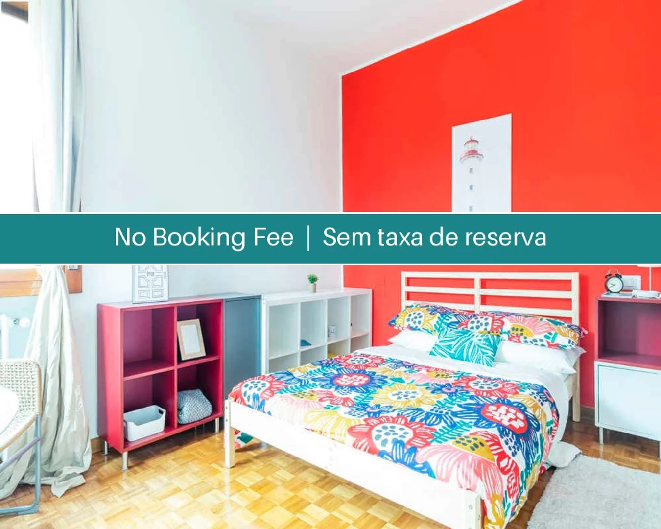 Bright and airy student room with easy university access in