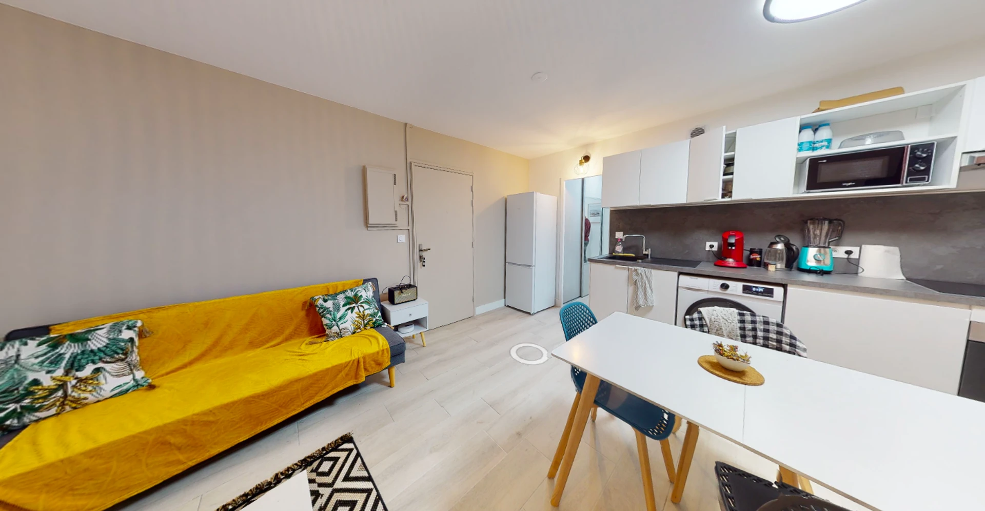 Montpellier de çift kişilik yataklı kiralık oda