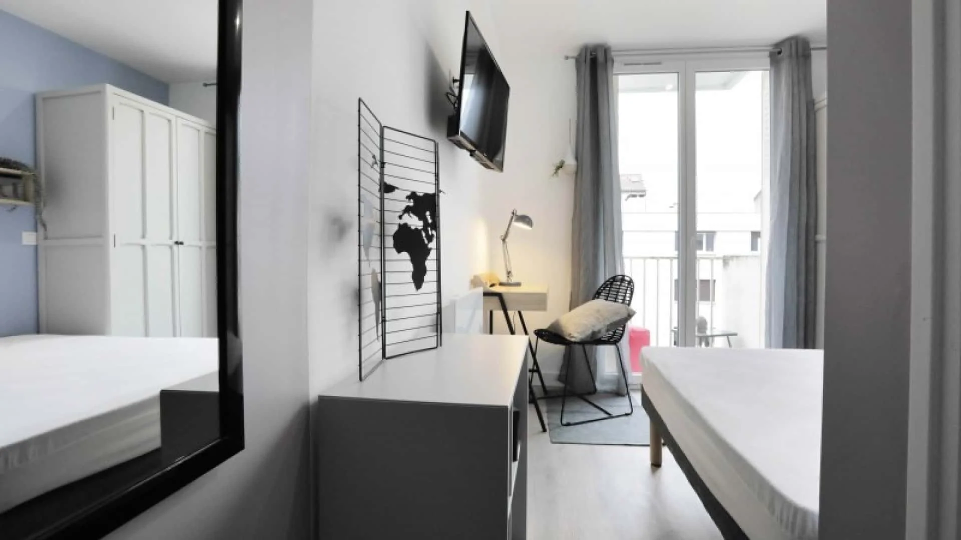 Quarto acolhedor para estudantes disponível em 