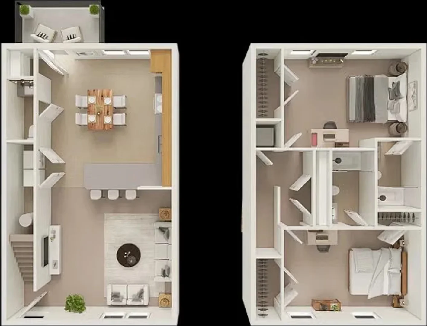 Habitación en apartamento estudiantil en alquiler en , completamente amueblado