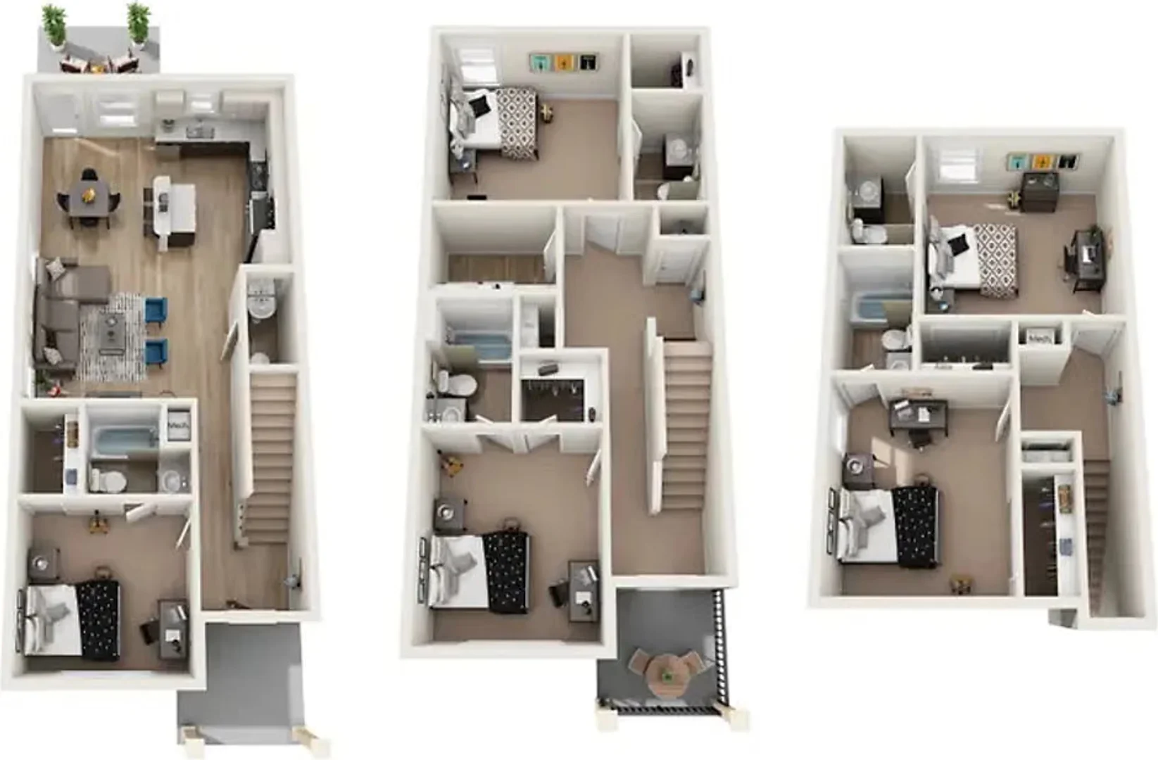 Functional student room perfect for studying in 