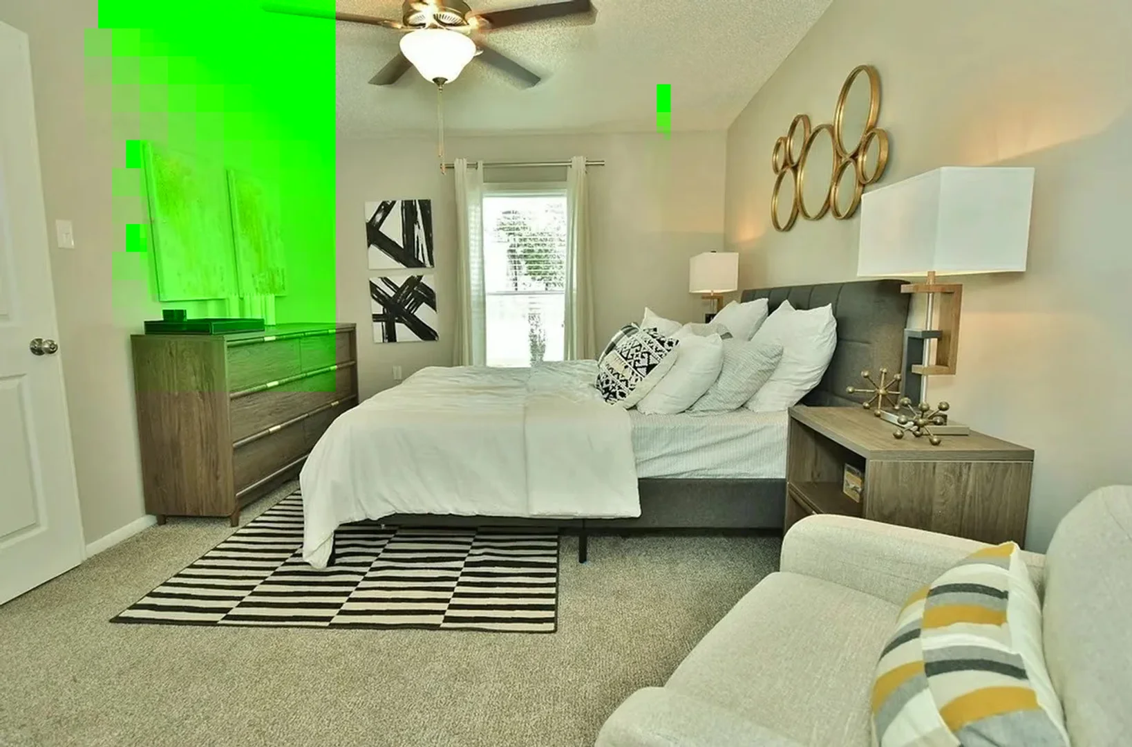 Quarto amigo do estudante em  com comodidades modernas