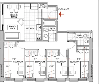 Chambre privée à University Avenue West, image 1 de 10