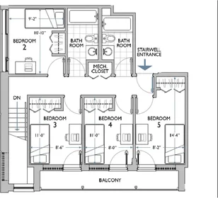 Chambre privée à University Avenue West, image 1 de 10