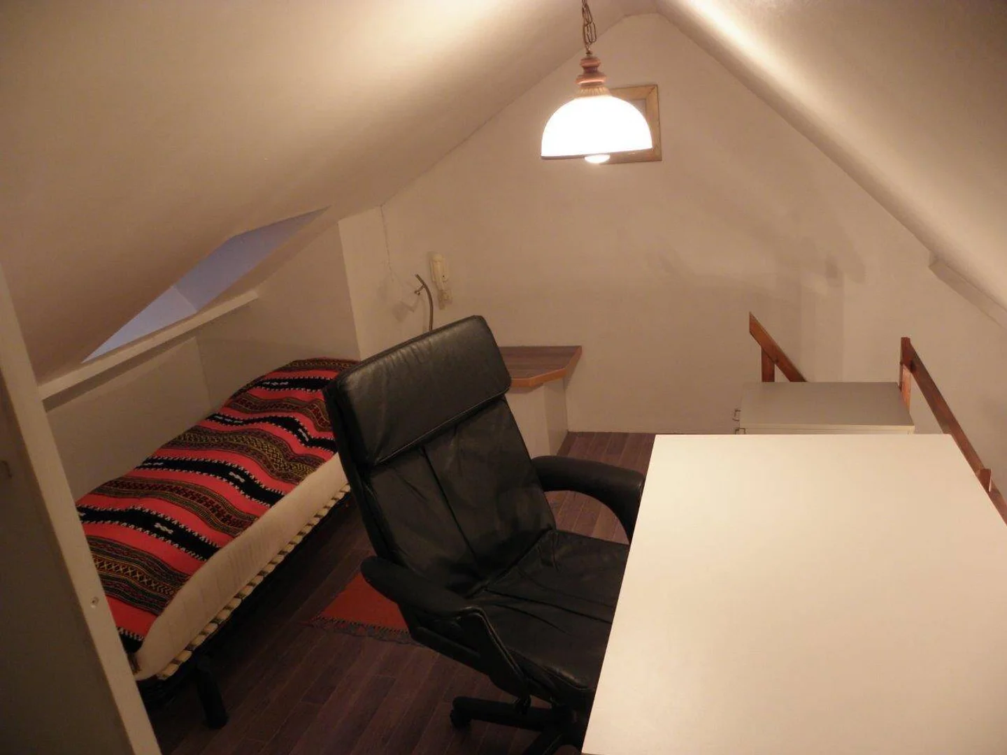 Stanza economica per studenti con ampia illuminazione in 