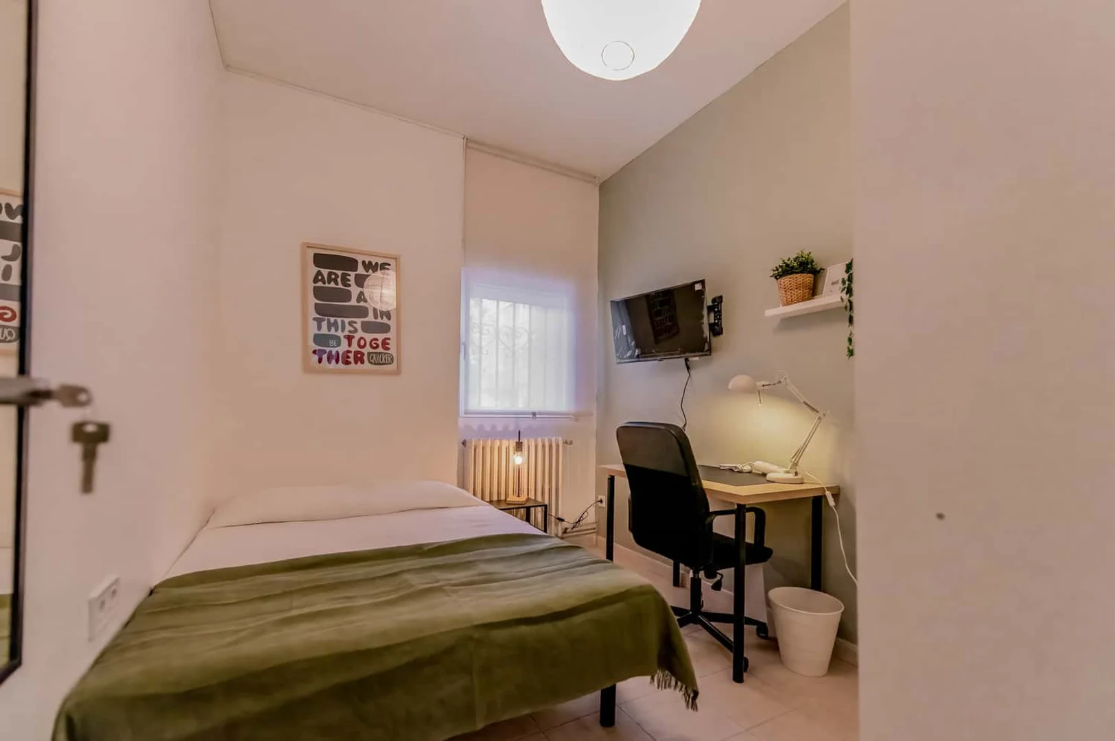 Chambre à louer dans un appartement d'étudiant à , entièrement meublée