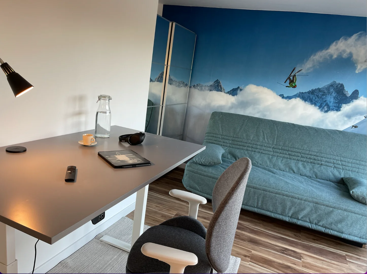 Quarto amigo do estudante em  com comodidades modernas