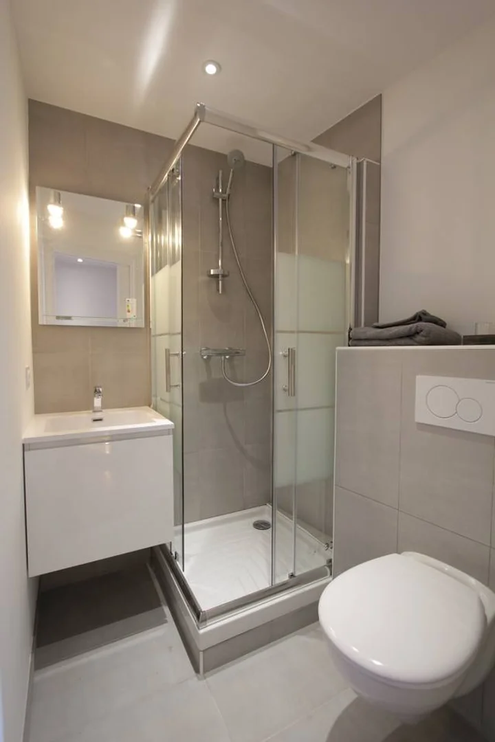 Affordable studio apartment with essential features in 