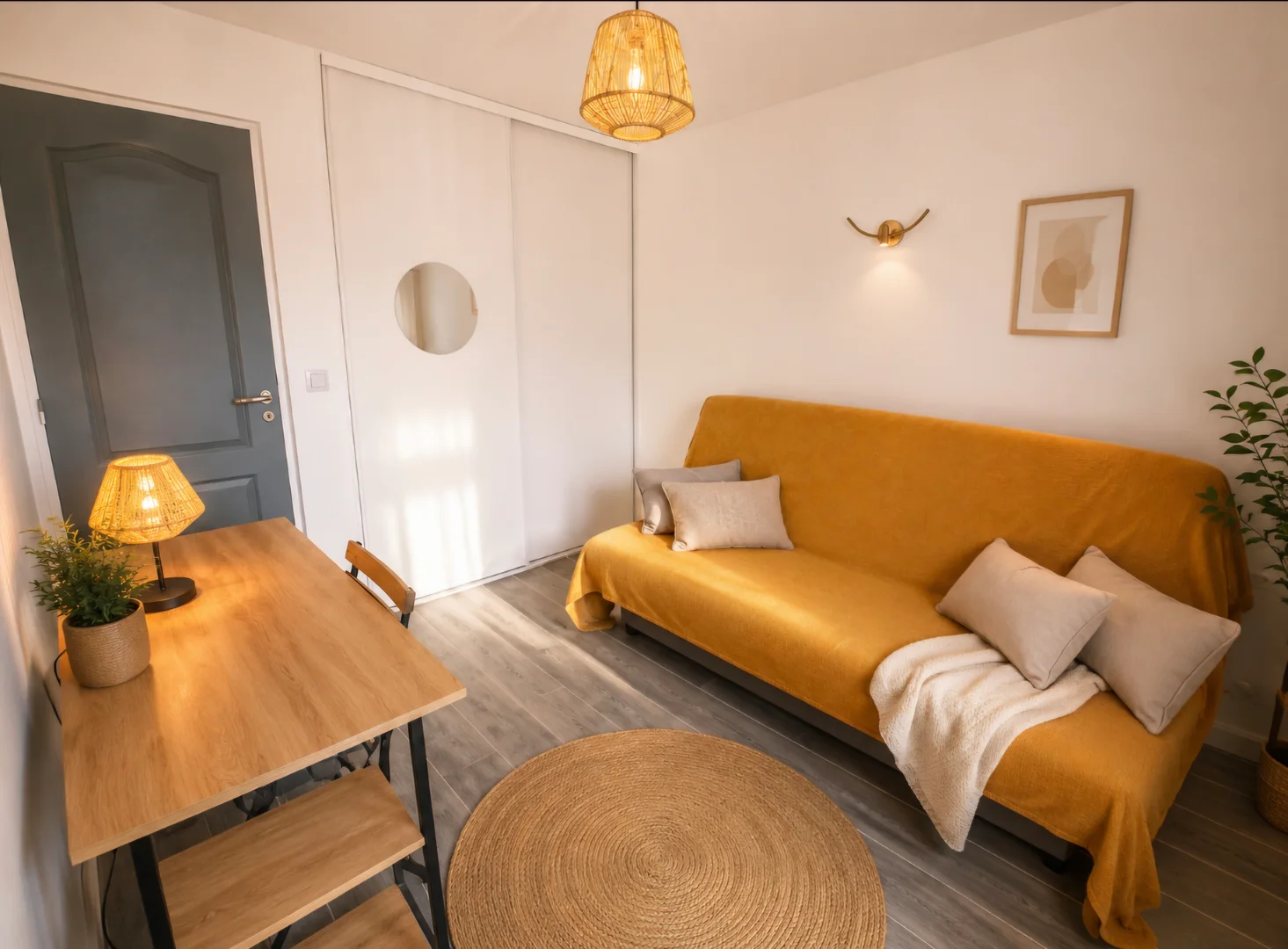 Fully equipped studio flat for students in 