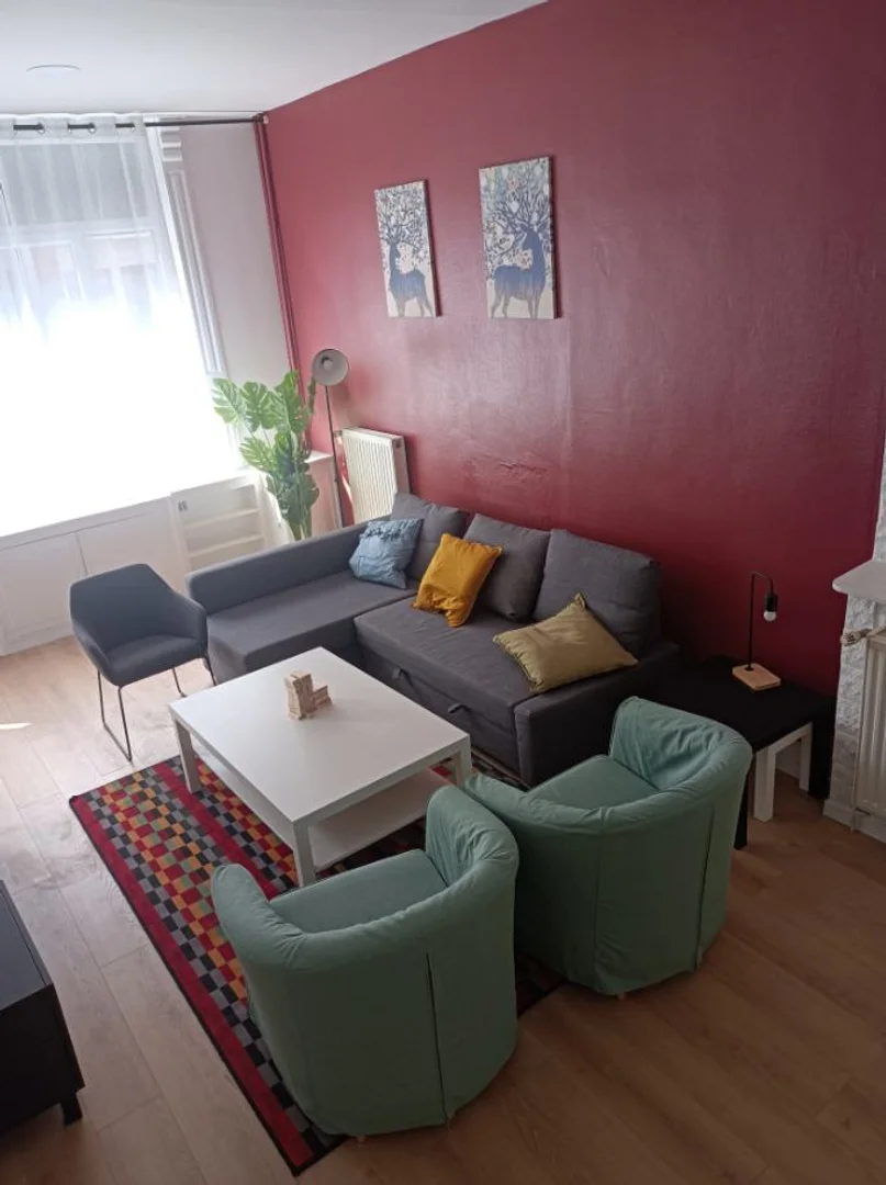Affordable studio apartment with essential features in 