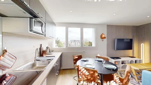 Stanza privata in 16 Rue Emile Cochet, 35700 Rennes, France, immagine 13 di 20